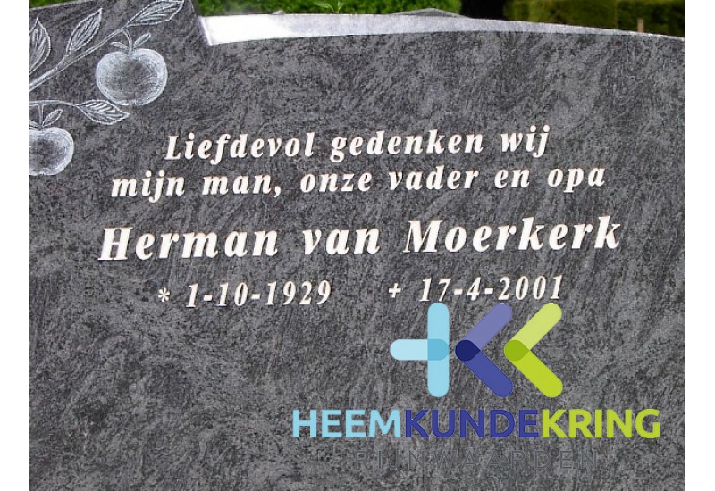 Grafstenen kerkhof Herwen Coll. HKR (308) H.van Moerkerk